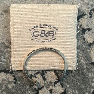 Giles & Brother Silver RailRoad Spike Skinny Cuff